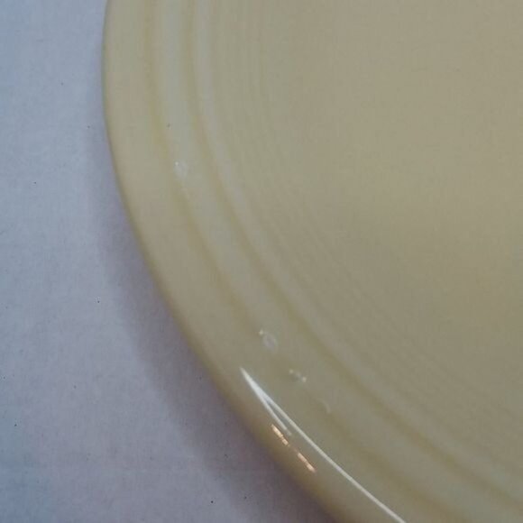 Fiestaware Fiesta CERAMIC Dinner Plate Dish Ivory CONTAINER - Picture 6 of 7